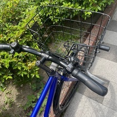 🔵中古車🔵 美品✨　BRIDGESTONE　シュライン　26インチ　ジュニア用　SHIMANO/外装7段変速　かご付き✨　　中古自転車　点検調整永久無料✨　整備済み　西宮市の画像