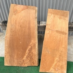 四万十檜 桧 ヒノキ 一枚板 2枚セット