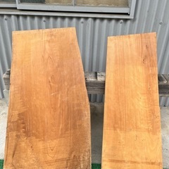 四万十檜 桧 ヒノキ 一枚板 2枚セットの画像