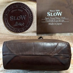 スロウSLOWトートバッグトートバック鞄カバンショルダーバッグショルダーバック レザー 大容量 肩掛け カジュアル本革牛革メンズの画像