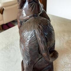 ‼️最終値下げ　木彫りの水牛　中国の少年？インテリア 工芸品　ヴィンテージの画像