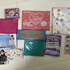 ちゃお☆付録☆ボストンバッグ、ポーチ、時計