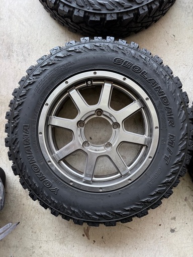 ジムニー　タイヤホイールセット　4本　185/85R16 ジオランダーMT