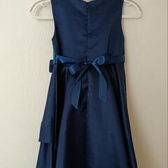 【美品】紺 ドレス 140cmの画像