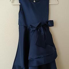 【美品】紺 ドレス 140cm
