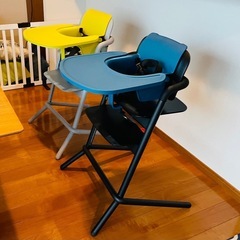 値下げ❣️サイベックス レモチェアセット 3in1 Cybex ブラック×ブルーの画像