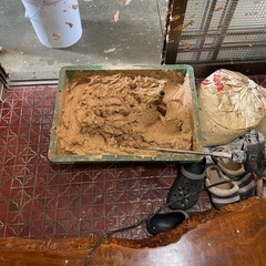 土壁の土 ワラスサ 天然素材 補修 DIY 仕上げ材にもの画像