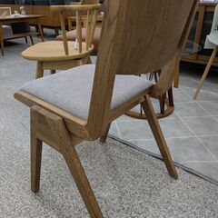 ジモティー見た！で5%OFF【ダイニングチェア】関家具 CRASHGATE クラッシュゲート Easy Life /イージーライフ ハイド3 WF-3 食卓椅子 オーク材 ファブリック オイル仕上げ:ナチュラルの画像