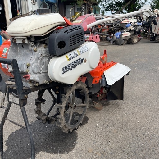 クボタ TS750W 管理機 土あげ機 ■Wタイヤ■ 最大6.2馬力 ウネマスター KUBOTA 耕運機