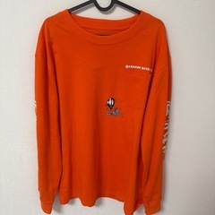 クロムハーツ　オレンジ　ロングTシャツ　XL