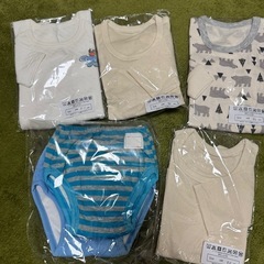 80cm 長袖肌着 トレーニングパンツ