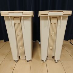 トンボ ゴミ箱 30L ホワイト 2個セット – Tombo Trash Can 30L White (Set of 2)の画像