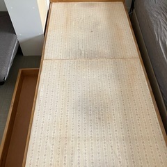 組み立て式シングルベッド＋すのこ