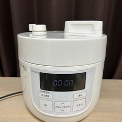 シロカ　SIROCA 　電気圧力鍋　ホワイトの画像
