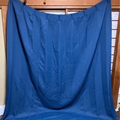 カーテン　ブルー　ニトリ