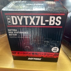 オートバイ　バッテリー　DYTX7L-BSの画像