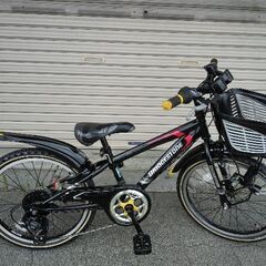 [BRIDGESTONE] 20吋ジュニアMTB 外装6段/ブラック