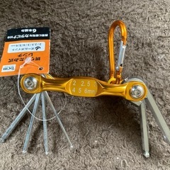 【未使用品】スリーポイントヘックスドライバー　折りたたみ式レンチ　TグリップHEXレンチ　工具セットの画像