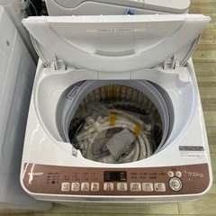 SHARP 7.0kg 全自動洗濯機:2020年製【リサイクルフカツ岡崎倉庫店】250530NAの画像