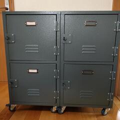 スチールキャビネット 2台セット TPN-30