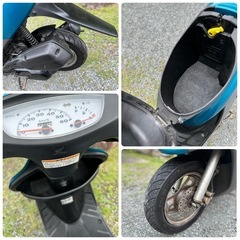 近県配達可‼️HONDA ライブDio ZX‼️走りの2サイクルエンジン‼️ディスクブレーキ‼️リアキャリア仕様‼️サイドスタンド・センタースタンド両方付き‼️の画像