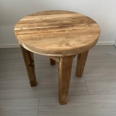 MUJI木製のサイドテーブル