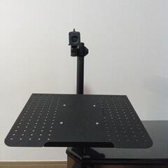 【モニターアーム＆PCスタンド】2画面対応／高さ調整・角度調整可...