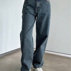 未使用品　SHEIN DAZY スラントポケットストレートレッグ...