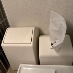keyuca ティッシュケースと小さいゴミ箱