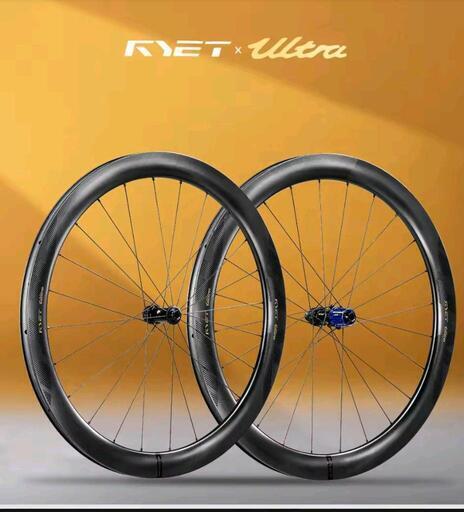 RYET カーボンホイール　前45mm 後50mm 1210g RYET カーボンホイール 前45mm 後50mm 1210g RYET カーボンホイール 前
