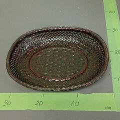 0530-109 らんたい漆器　小判浅鉢大黒