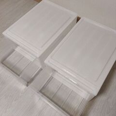 日本製クローゼットケース2個セット使用期間1ヶ月（ホームコーディ）の画像