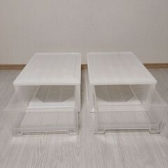 日本製クローゼットケース2個セット使用期間1ヶ月（ホームコーディ）の画像
