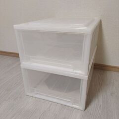 日本製クローゼットケース2個セット使用期間1ヶ月（ホームコーディ）