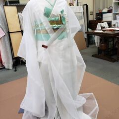 【白無垢・オーガンジー打掛セット】二着／6点セットの画像