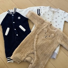冬服 ロンパース 60〜70 3点セット
