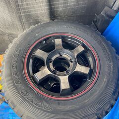 ジムニー社外アルミ　TOYO　トランパスM/T   195R16...