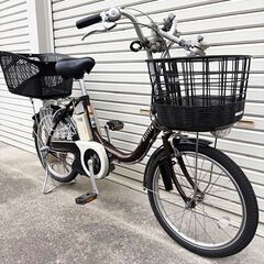 20インチ！ すぐ乗れます●整備済●ブリヂストン 電動アシスト自...