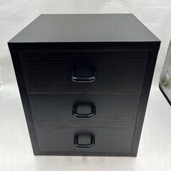 【B33】木製/3段/小引き出し/約29×29.5×32.5cm...