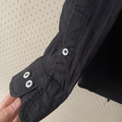 men'sシャツ　黒　Sの画像