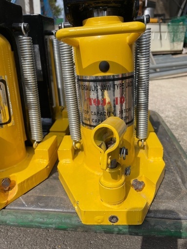 爪付きジャッキ黄色4個セット