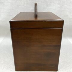 【B34】レトロ/鏡付き化粧ケース/ミラー付きメイクボックス/化粧箱/木製/メイクケース/手提げボックス/化粧品ケース/小物入れの画像
