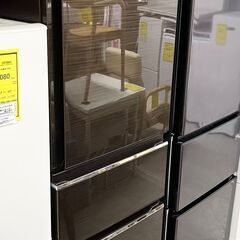 ★ジモティー割有★三菱　365L　3ドア冷蔵庫　ブラウン　MR-...