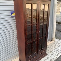 11 民芸家具 キャビネット 本棚 飾り棚 