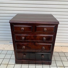12 北海道民芸家具　小箪笥 