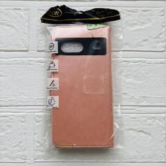 【新品】Google Pixel7 ケース 手帳型 花柄 ピクセル7 PUレザー ピンクの画像