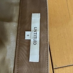 UNTITLED プリーツスカート サイズ0の画像