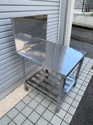 19 業務用ステンレス作業台 幅600 ガスコンロ台 飲食店