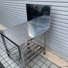 19 業務用ステンレス作業台 幅600 ガスコンロ台 飲食店の画像