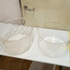 0530-498 プラスチック容器2個セット
